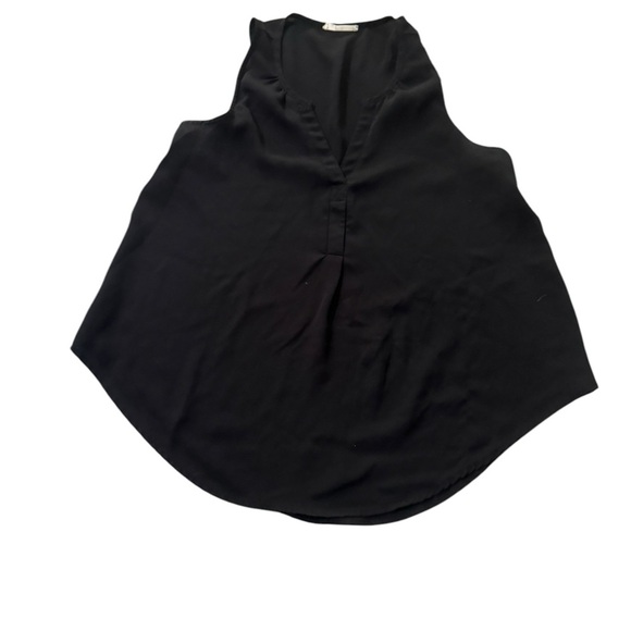 EUC Lush sleeveless black top measures Large - Picture 1 of 5